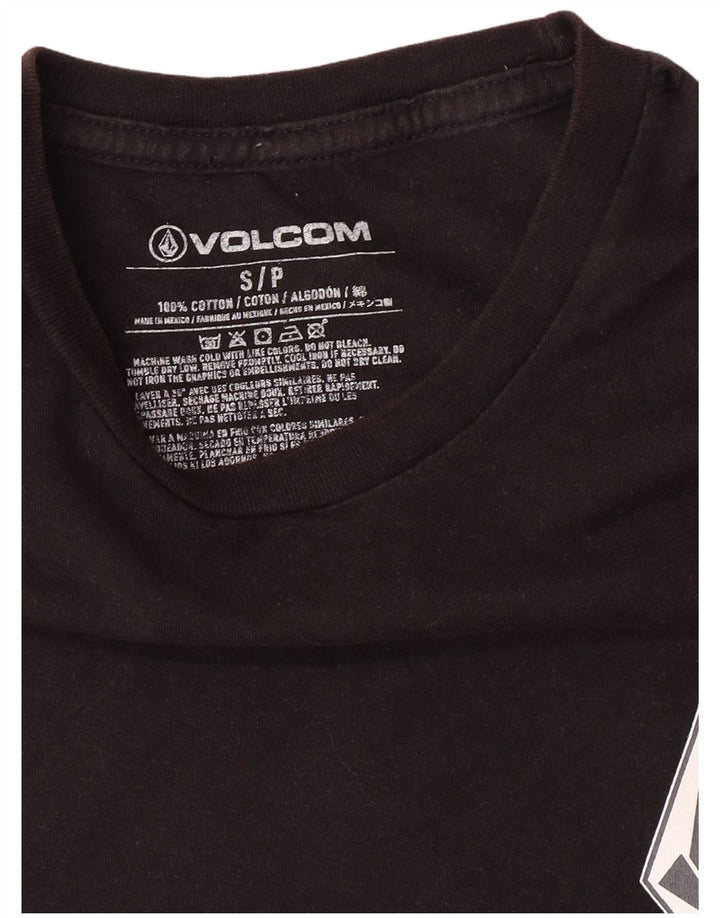 VOLCOM T-Shirt Graphique Homme Petit Noir Coton
