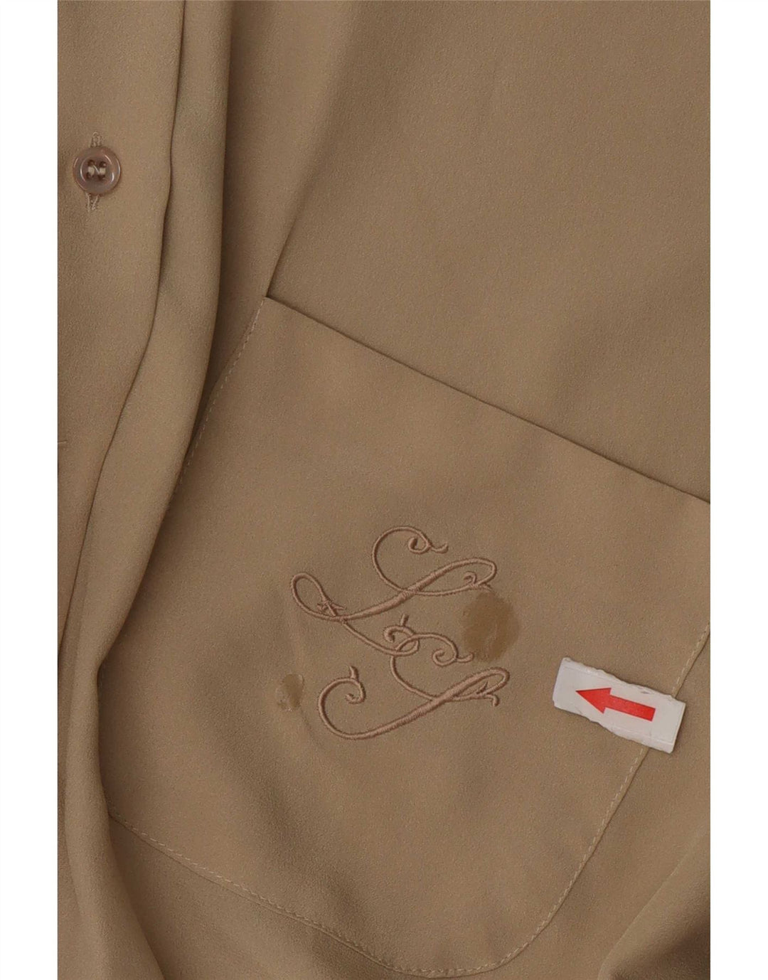 Luisa Spagnoli Chemisier Femme UK 18 XL Beige Polyester