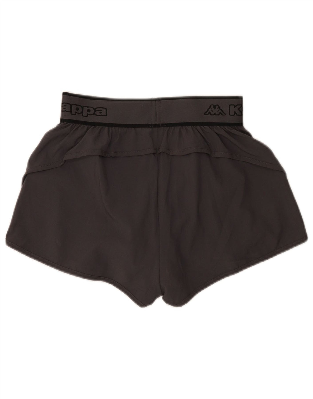 Kappa Short de sport graphique pour femme UK 6 XS Gris Polyester