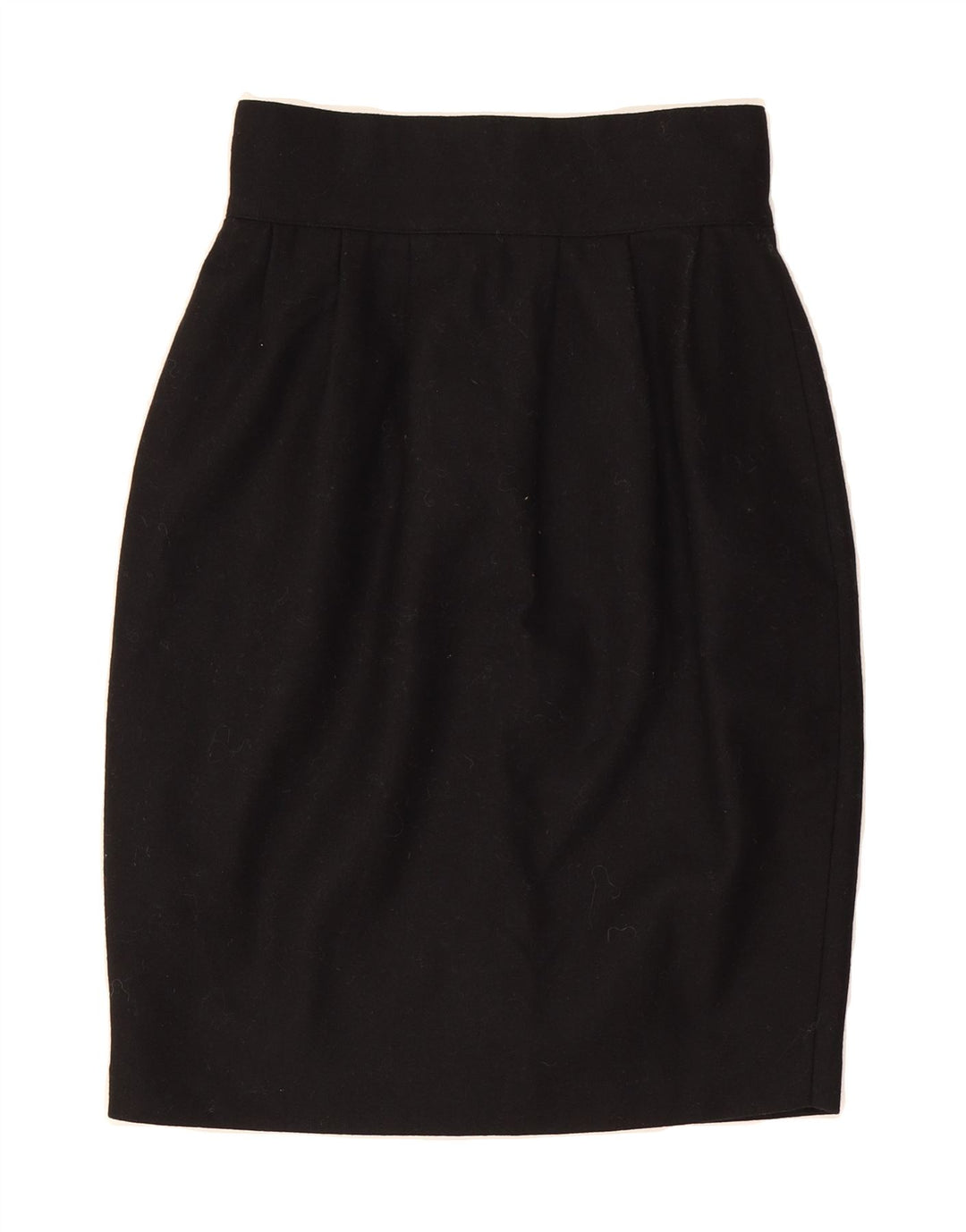 BENETTON Womens Pencil Skirt IT 40 Small W26 Black Wool Vintage Benetton and Second-Hand Benetton from Messina Hembry 