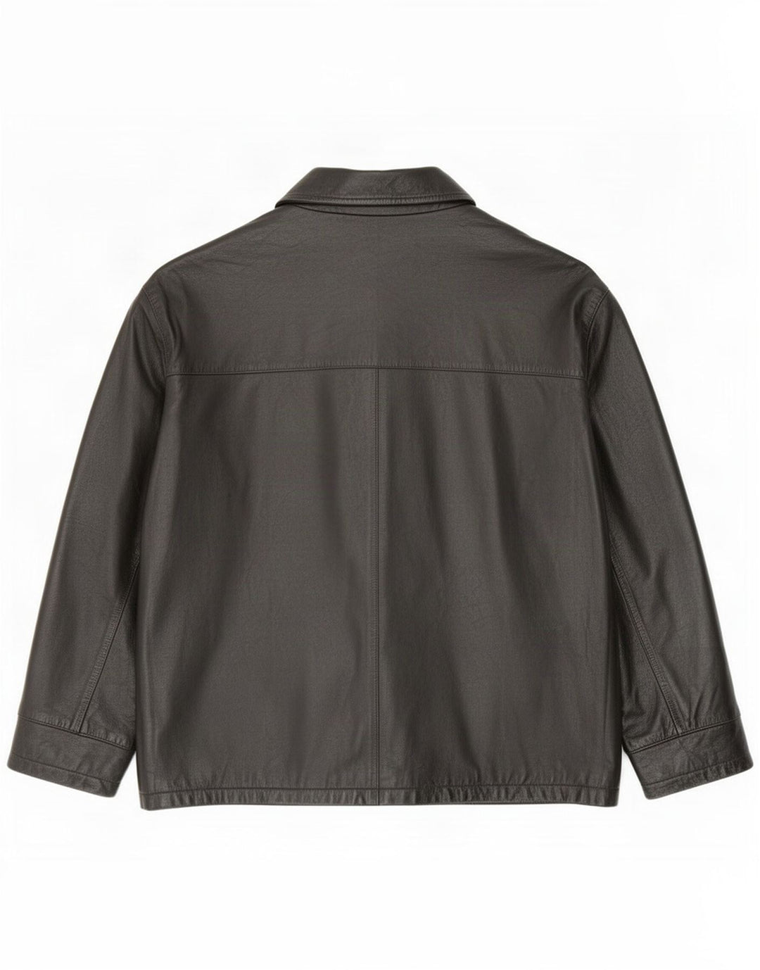James Dillon Veste en cuir pour homme UK 42 XL Noir