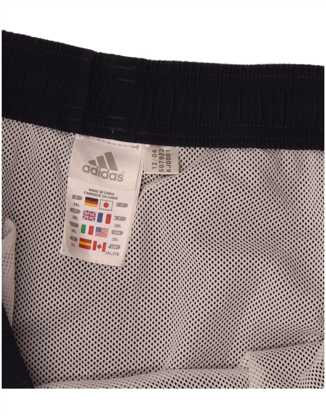 Adidas Short de bain homme 2XL bleu marine polyester