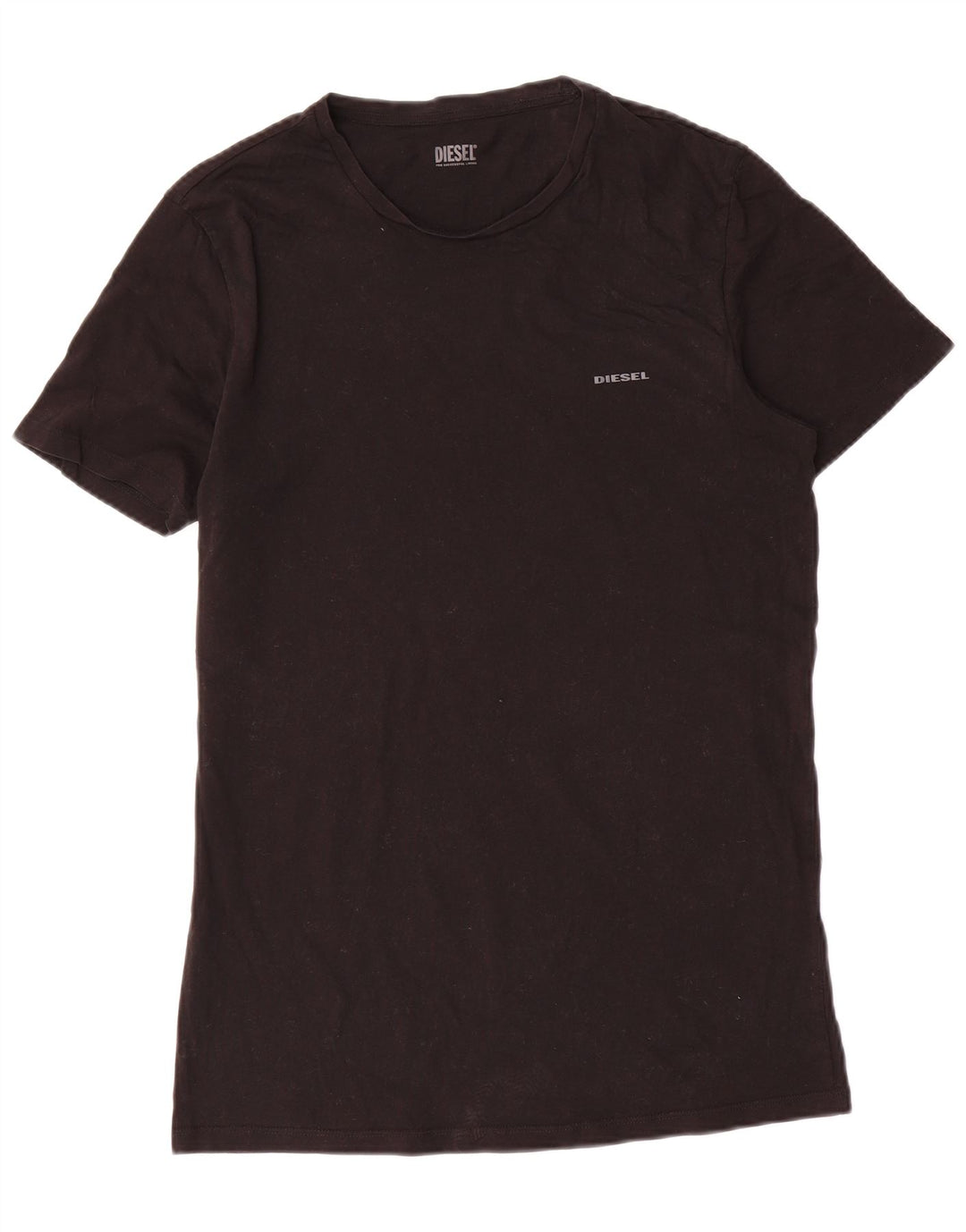 Diesel T-Shirt Homme Haut Large Noir Coton