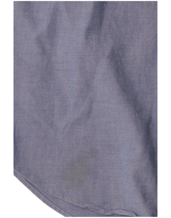 RALPH LAUREN Chemise Oxford Stretch Slim Fit Homme Bleu Moyen Coton
