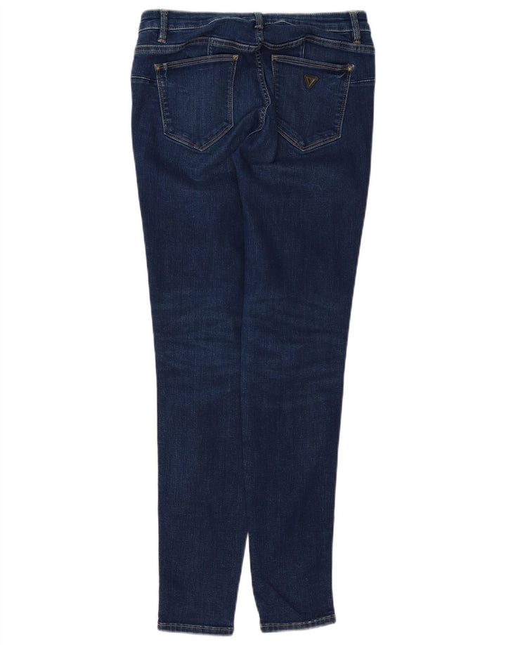 GUESS Jean skinny femme W29 L28 bleu marine en coton