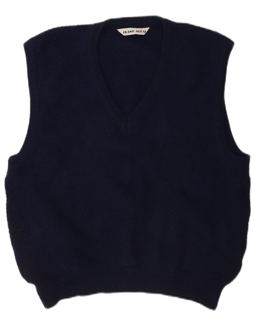 Frank Alexs Débardeur Débardeur Homme Bleu Marine Moyen Laine