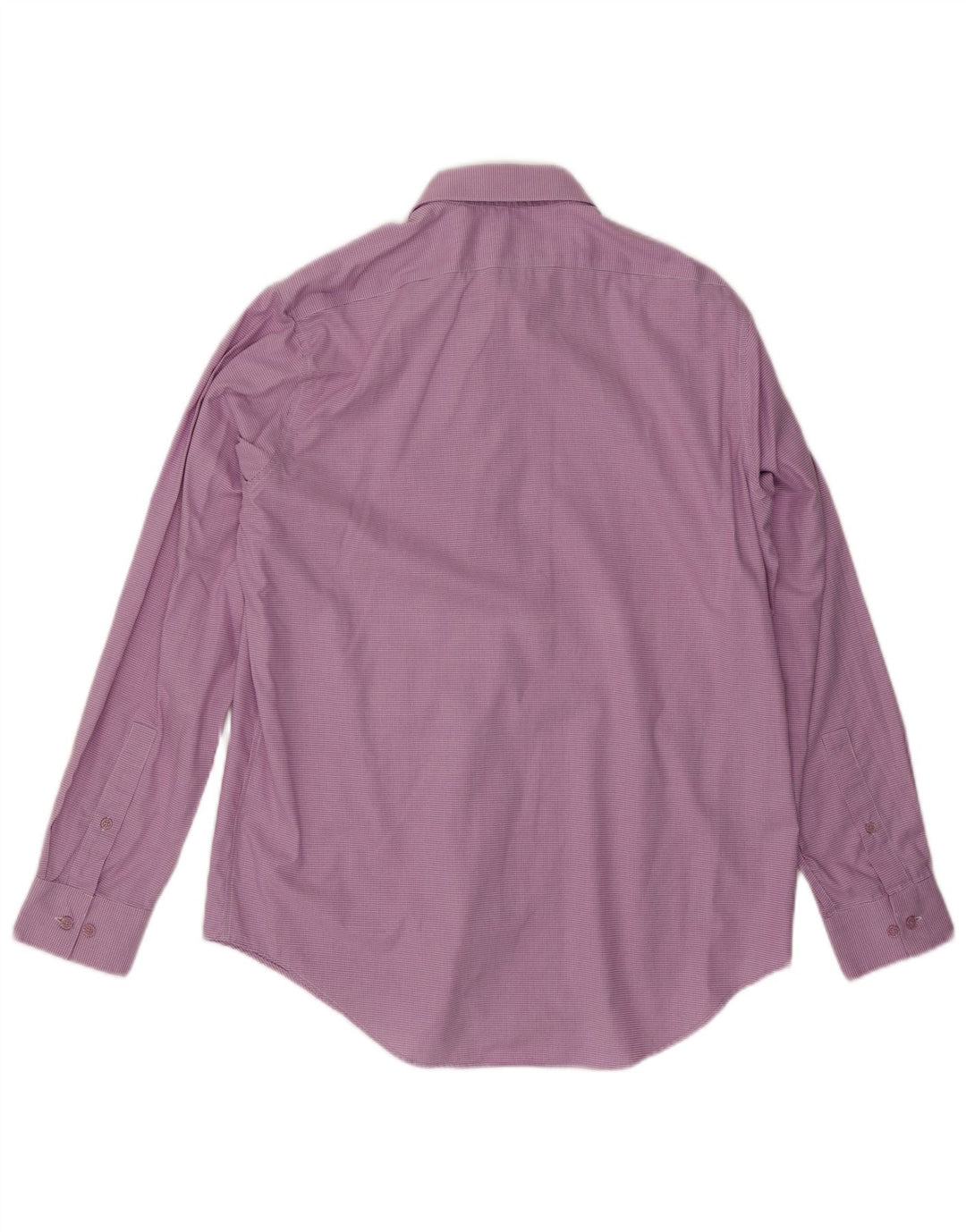 CALVIN KLEIN Chemise Slim Fit Homme Taille 16 1/2 Grand Pied-de-Poule Violet