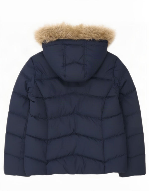 Tommy Hilfiger Veste matelassée à capuche fille 11-12 ans Bleu marine Polyester