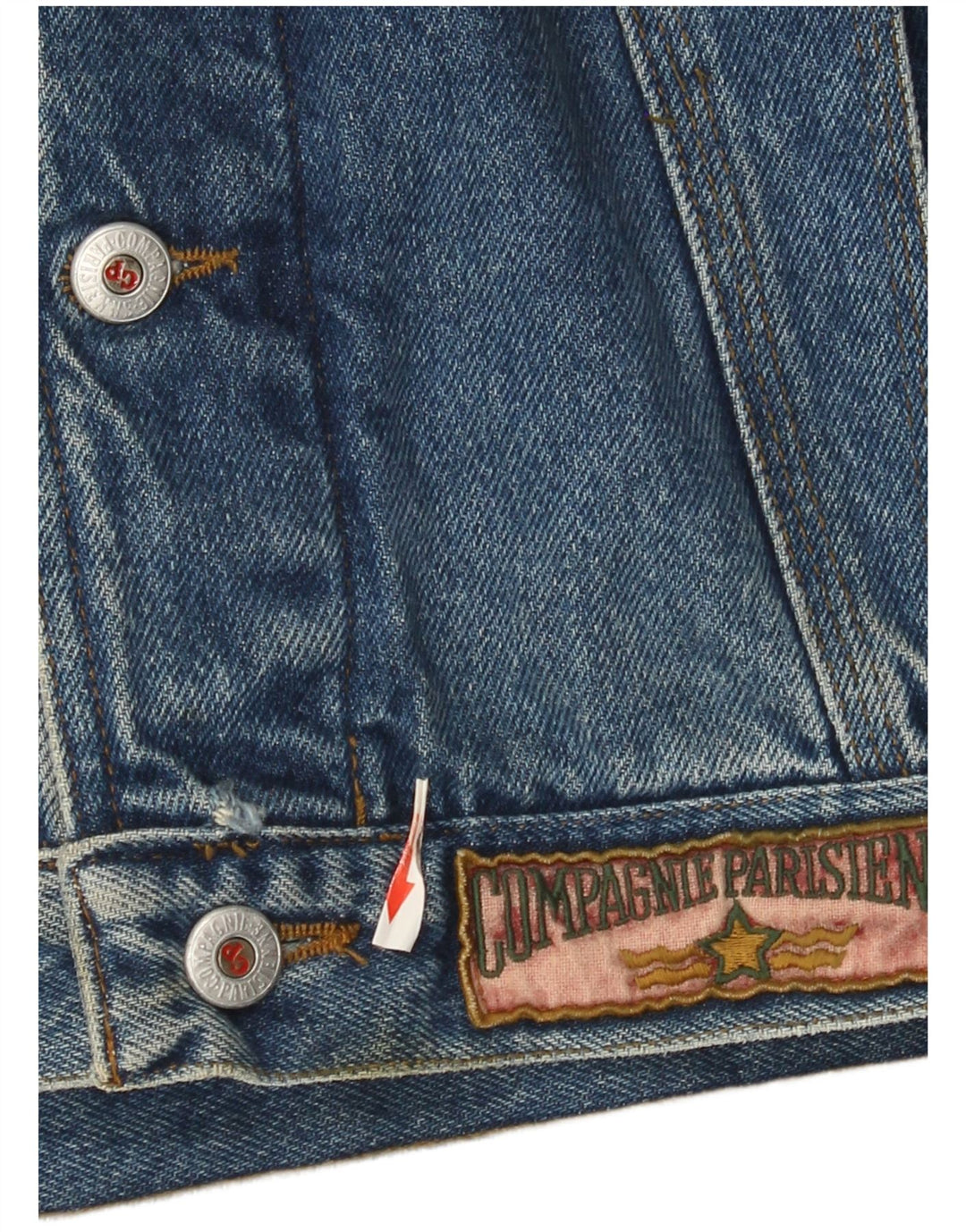 Compagnie Veste en jean pour homme UK 40 Large Bleu