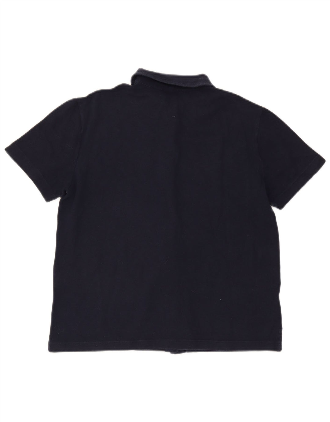 FRED PERRY Chemise à manches courtes pour femme UK 18 XL Bleu marine Coton