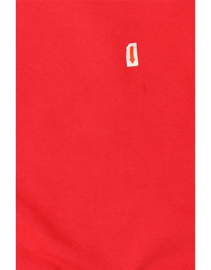 ADIDAS Sweat-shirt Climalite pour homme en coton color block rouge moyen