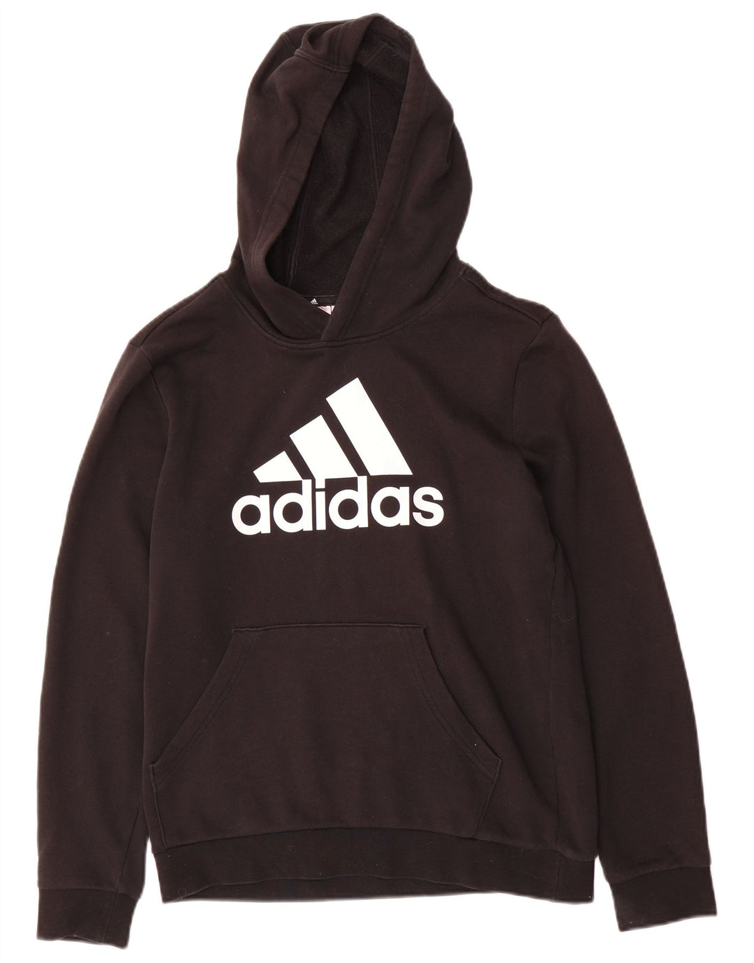 ADIDAS Pull à capuche graphique pour garçon 13-14 ans Noir Coton