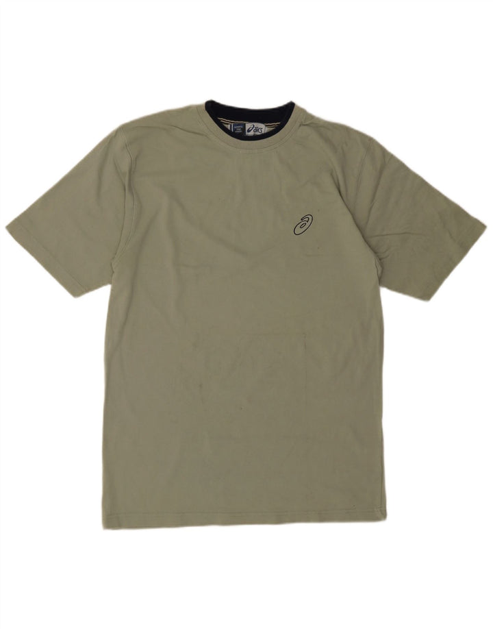 Asics T-Shirt Homme Haut Large Vert Coton