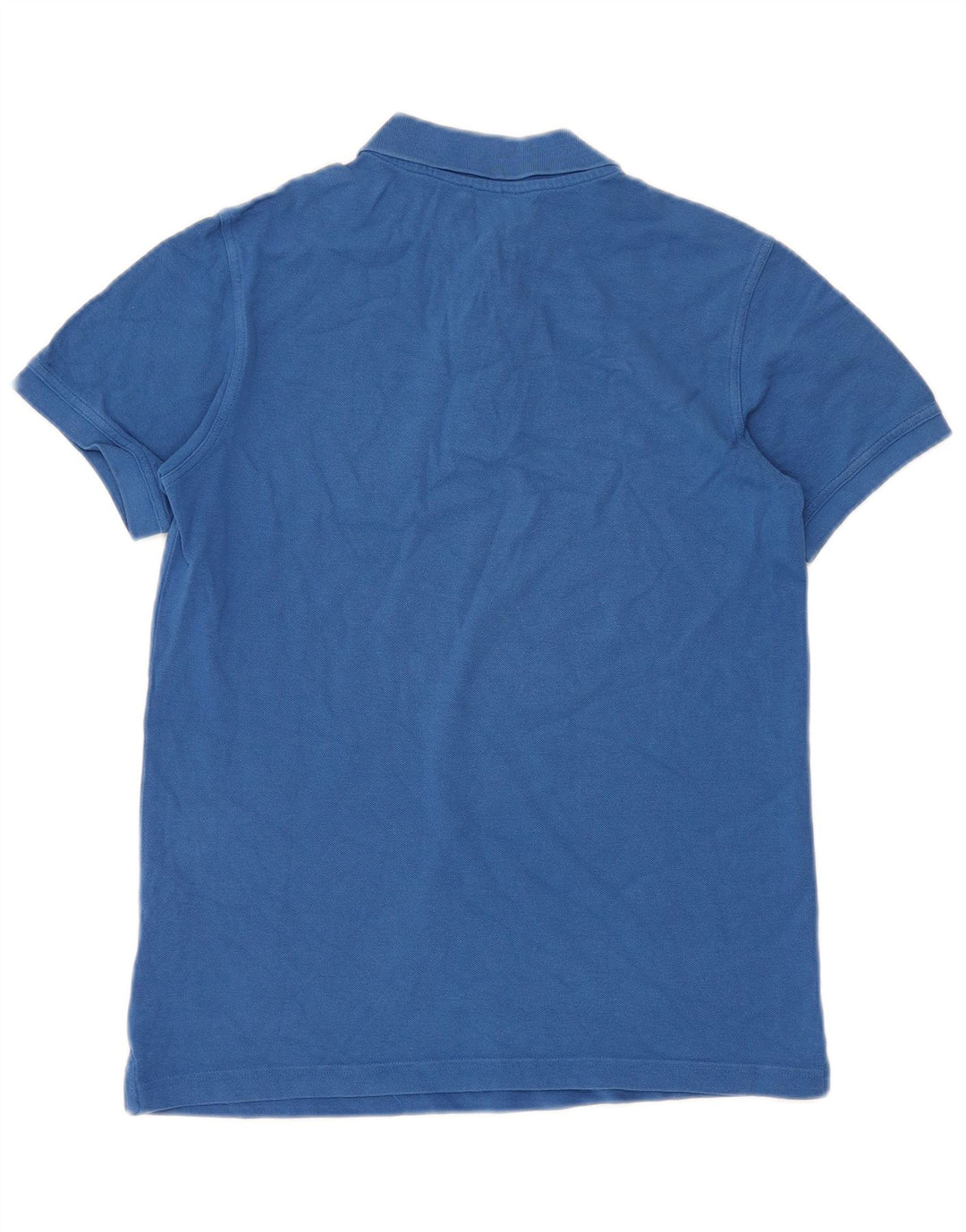BENETTON Polo Garçon 13-14 ans 3XL Bleu Coton