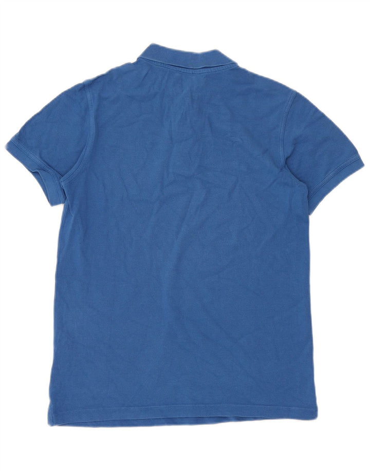 BENETTON Polo Garçon 13-14 ans 3XL Bleu Coton