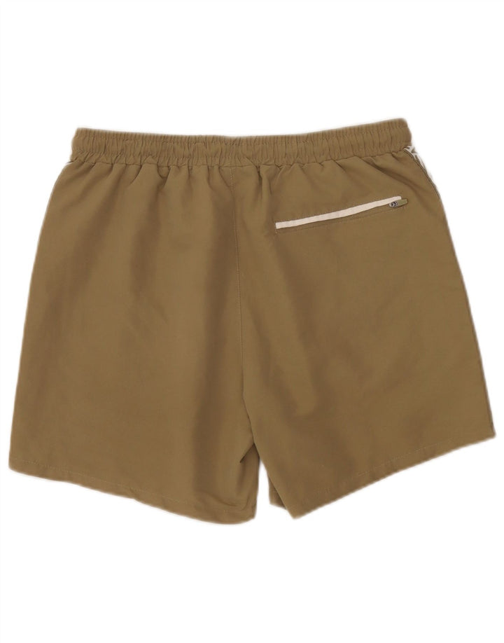 Umbro Short de Bain Graphique Homme Kaki Colorblock Large Polyester