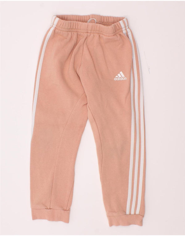 Adidas Pantalon de Survêtement Fille Joggers 3-4 Ans Rose Coton