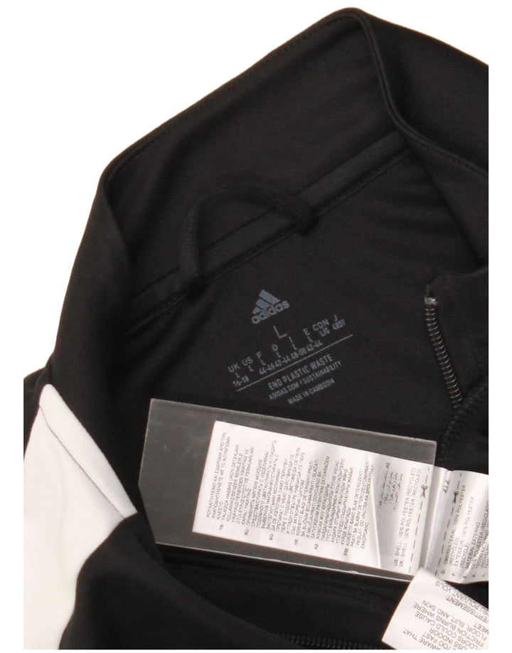 Adidas Veste de survêtement Aeroready pour femme UK 16/18 Large Noir Polyester