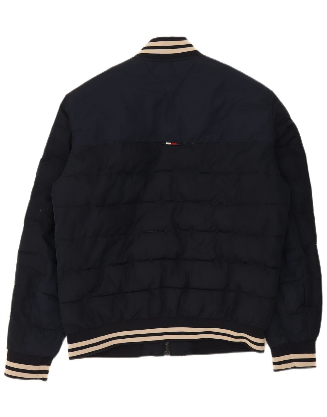 Tommy Hilfiger Veste matelassée pour homme UK 38 Bleu marine moyen Polyester