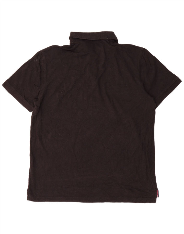 IZOD Polo Homme Coupe Slim XL Noir Coton