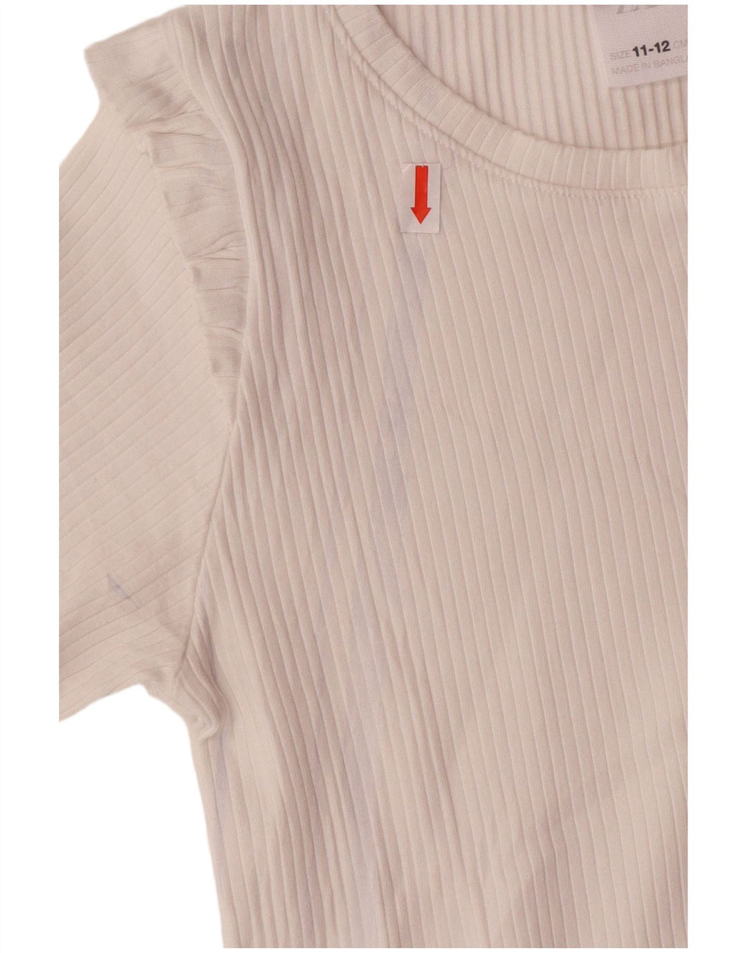 Zara T-Shirt Fille 11-12 Ans Blanc