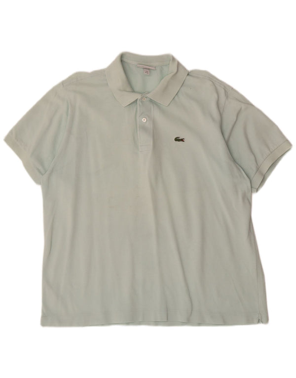 Lacoste Mens Classic Fit Polo Shirt Size 6 XL Blue Cotton