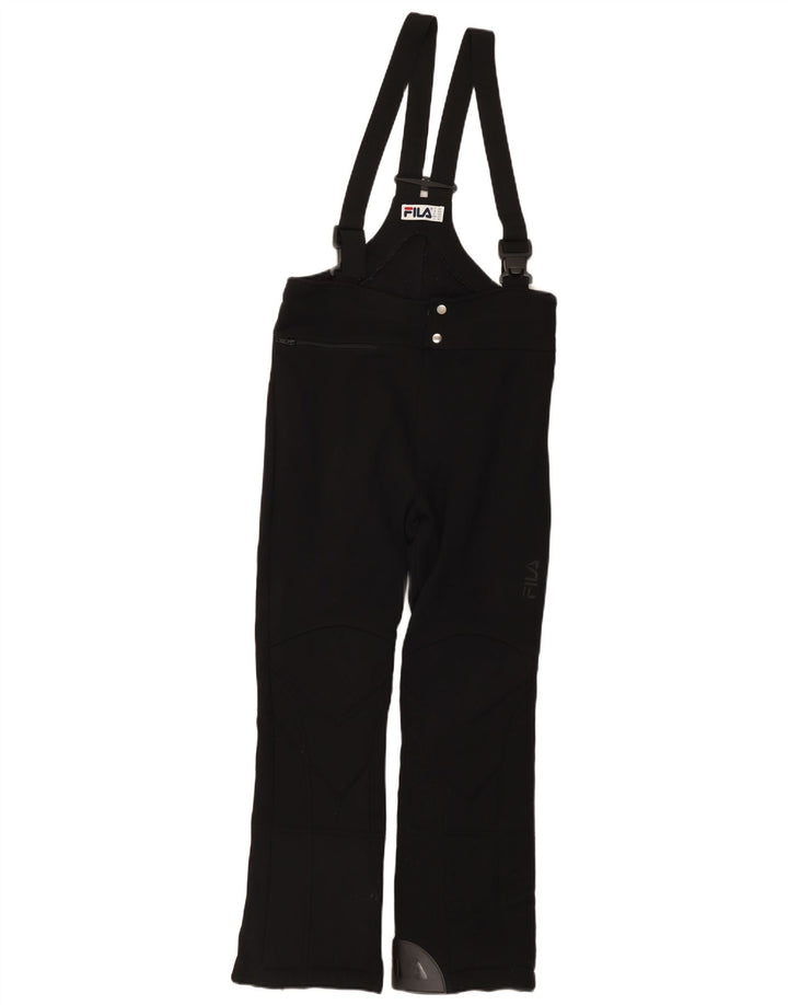 Fila Pantalon de ski pour femme Graphic Dungarees IT 46 Large Noir Polyamide