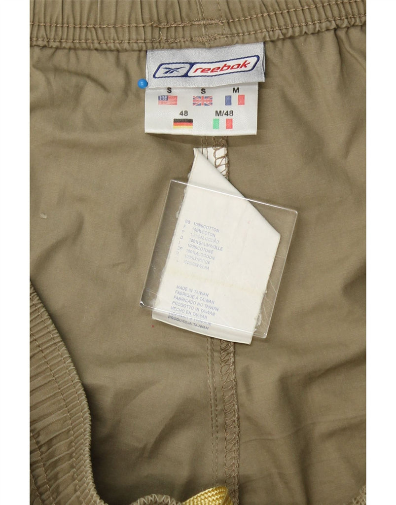 REEBOK Mens Cargo Bermuda Shorts Small W32 L15 Khaki Cotton Vintage Reebok and Second-Hand Reebok from Messina Hembry 