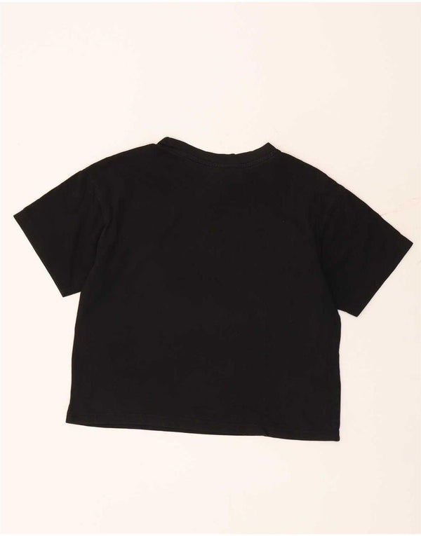 Champion T-shirt court graphique pour femme UK 10 Small Noir