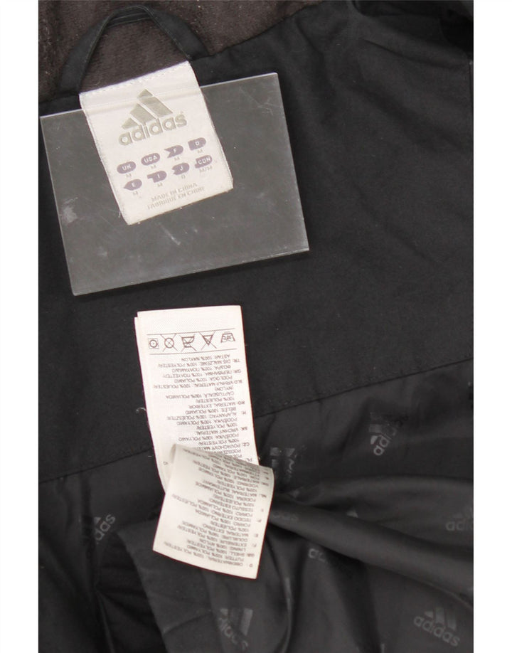 ADIDAS Mens Padded Jacket UK 38 Medium Black Polyester Vintage Adidas and Second-Hand Adidas from Messina Hembry 