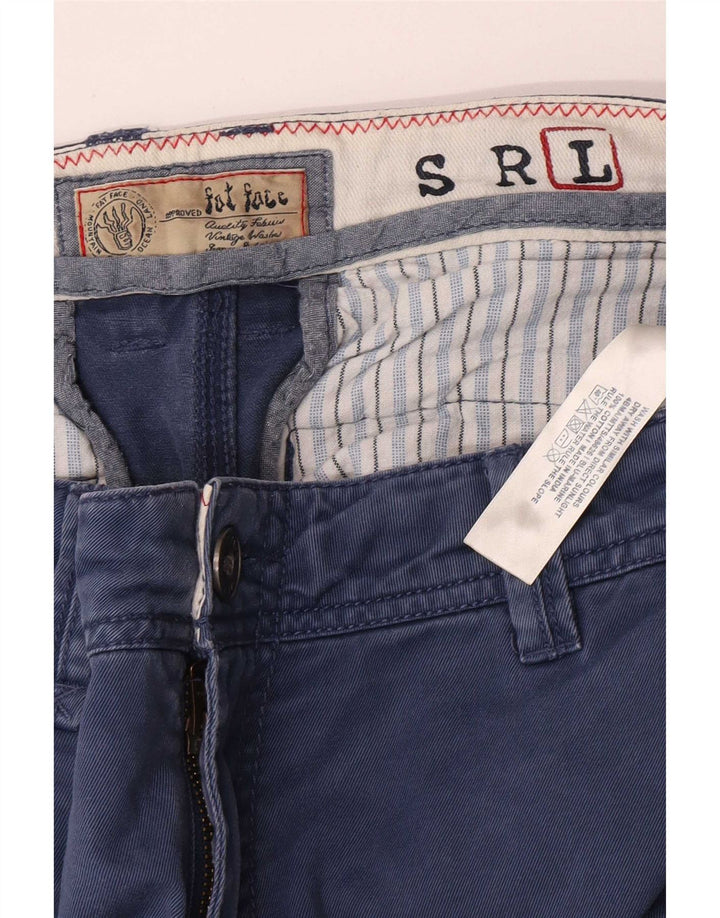 Fat Face Pantalon Chino Regular Homme Large W36 L33 Bleu Coton