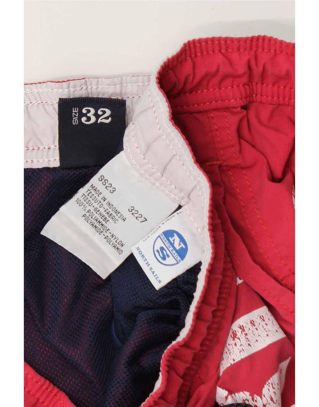 North Sails Short de Bain Graphique Homme Rose Moyen Polyamide