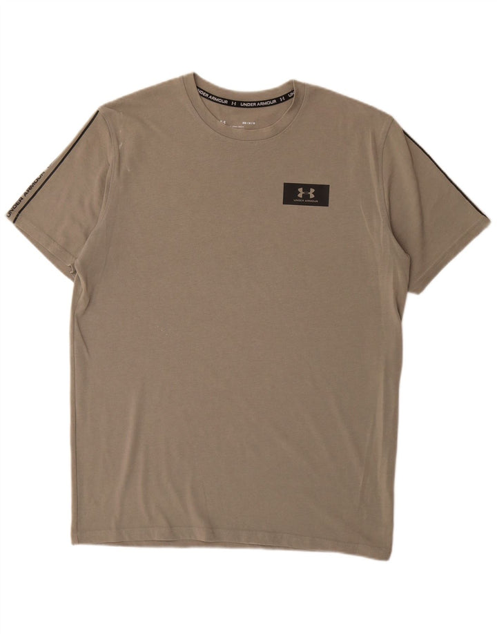 UNDER ARMOUR Tee-Shirt Heat Gear Graphic Homme Gris Moyen