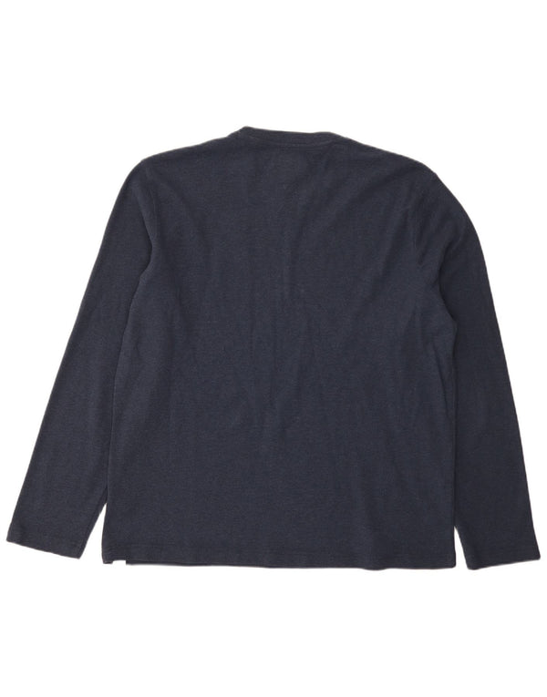 Tommy Hilfiger Haut Homme Manches Longues XL Bleu Marine Coton