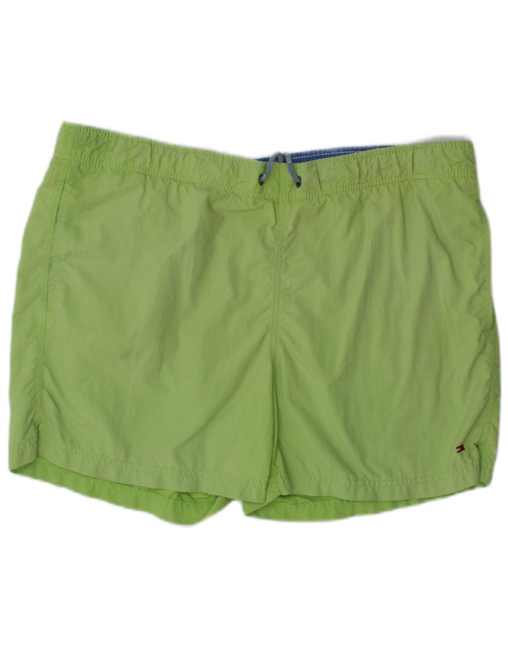 Tommy Hilfiger Short de Bain Homme Vert Moyen Polyester