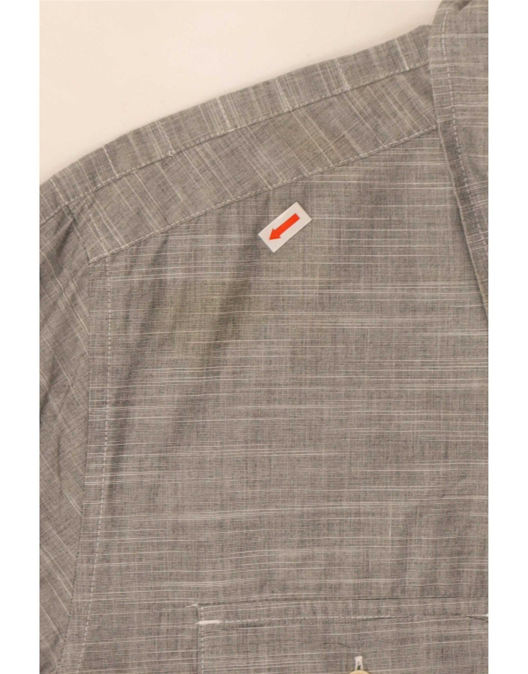 Quiksilver Chemise Homme XL Gris Rayé Coton