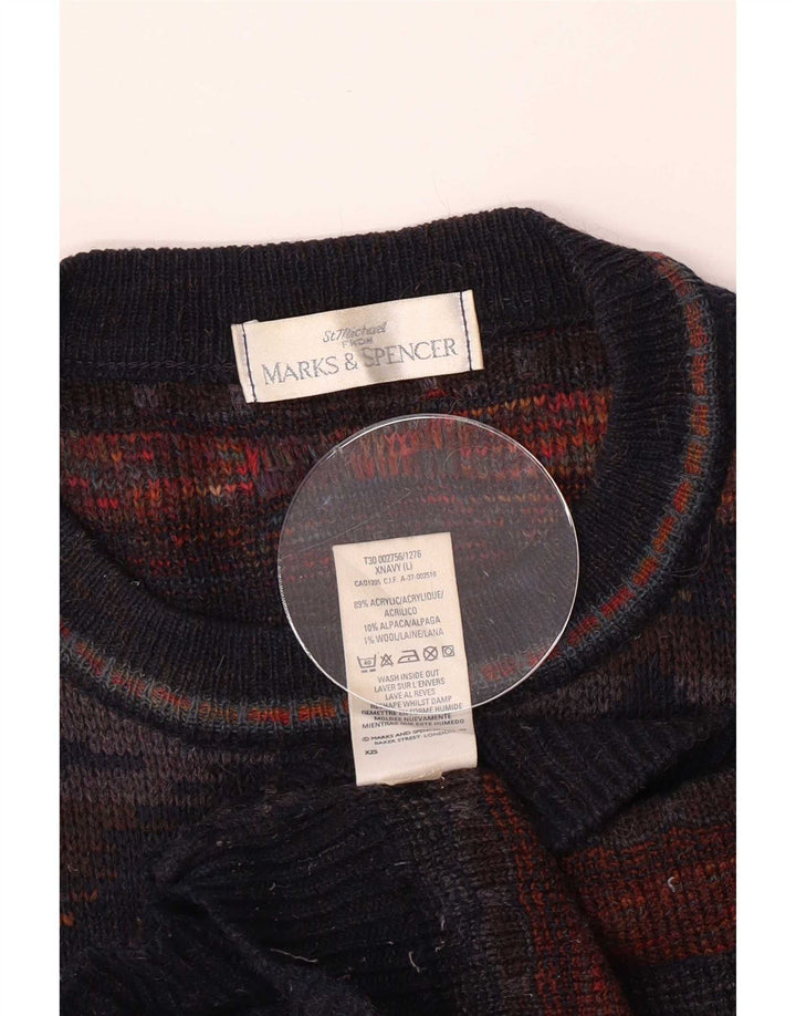 Marks & Spencer Pull Col Bateau Homme Large Multicolore
