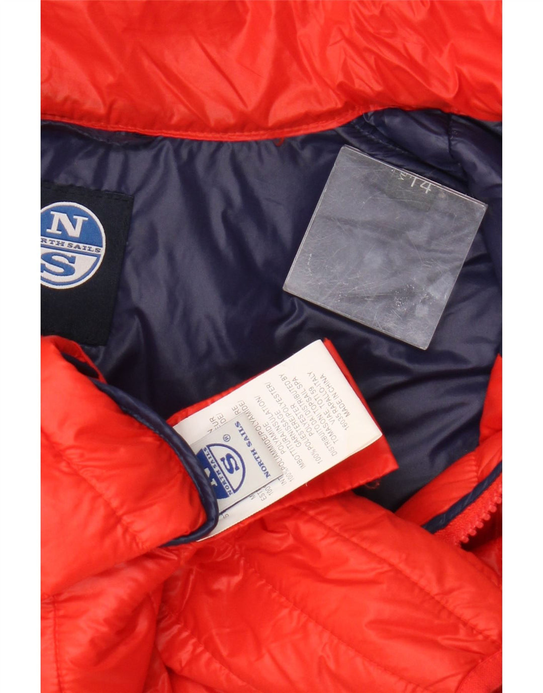 North Sails Gilet rembourré fille 13-14 ans Orange Colourblock Polyamide