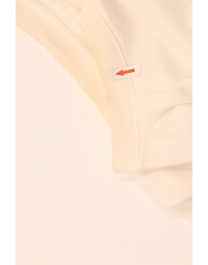 Tommy Hilfiger Sweat-shirt pour homme en coton blanc Large