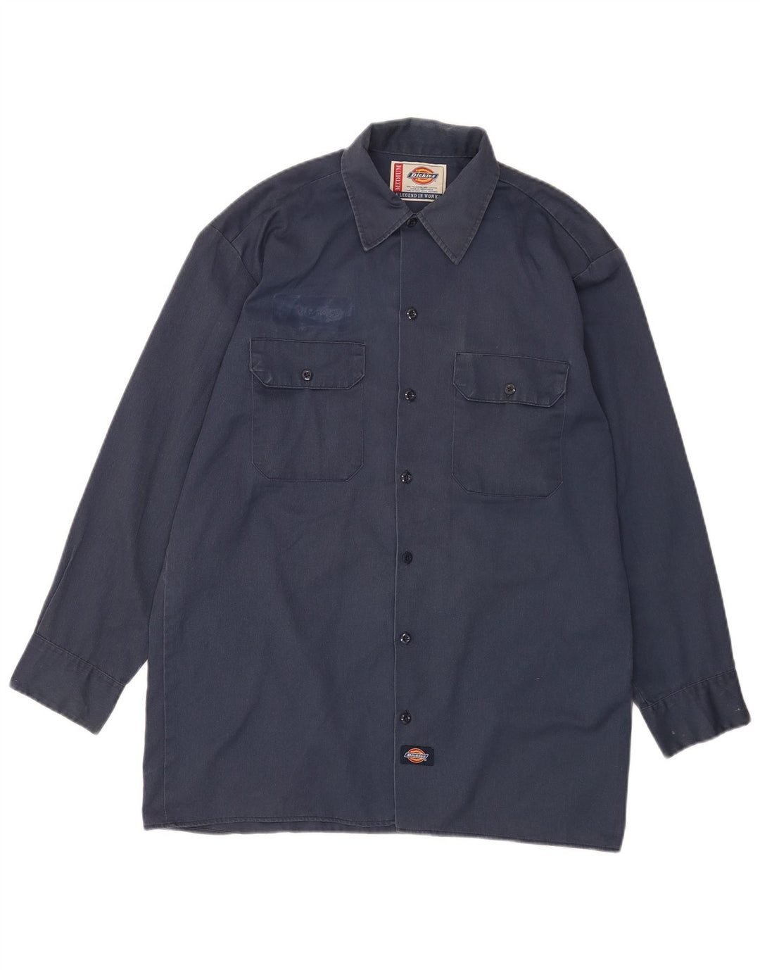 Dickies Chemise Homme Bleu Marine Moyen Polyester