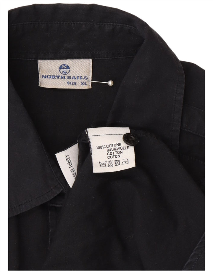 Chemise graphique homme North Sails XL coton noir