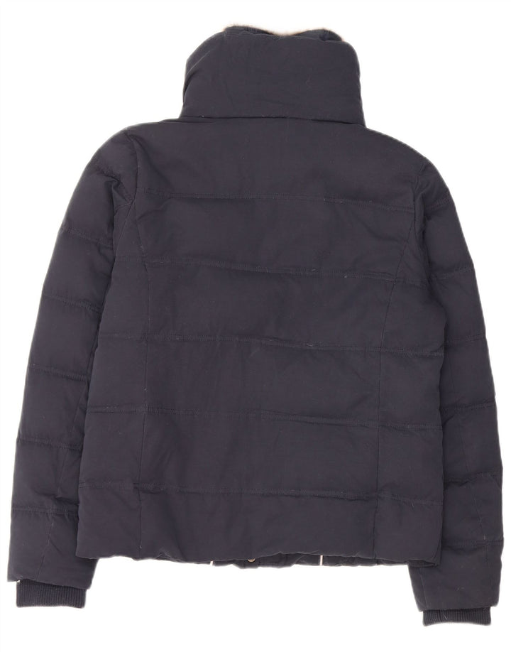 FAT FACE Veste matelassée pour femme UK 12 Bleu marine moyen Polyester