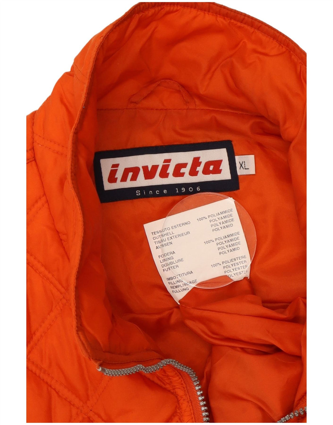 Invicta Gilet matelassé pour homme UK 42 XL Orange Polyamide