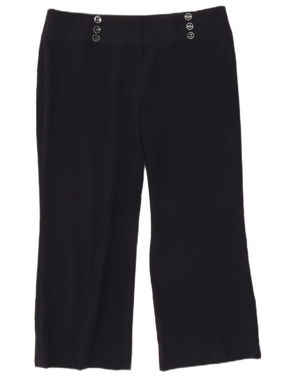 Marks & Spencer Pantalon court pour femme UK 16 Large W36 L26 Bleu marine