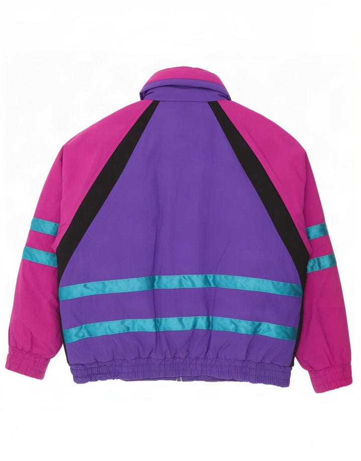 veste de ski homme vintage UK 40 Grand nylon colourblock multicolore