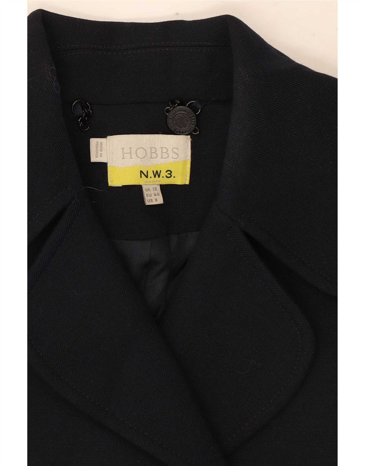 Hobbs Caban Femme UK 12 Medium Bleu Marine Polyester