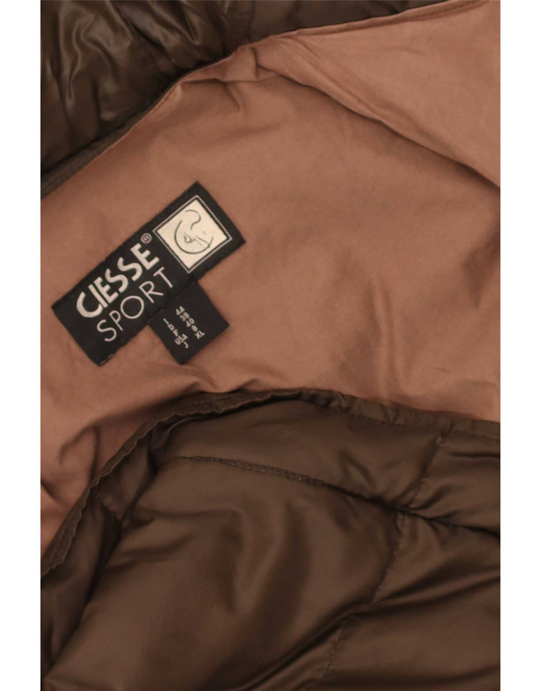 Ciesse Piumini Manteau rembourré à capuche pour femme IT 44 Marron moyen