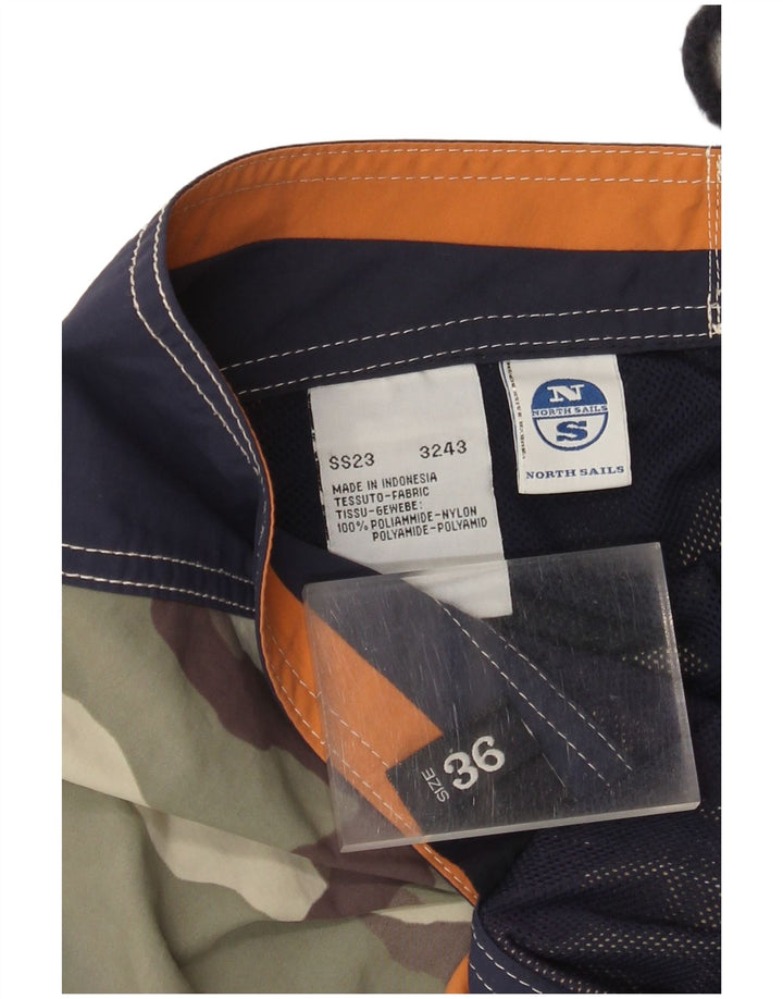 North Sails Short De Bain Homme Large Kaki Camouflage Polyamide