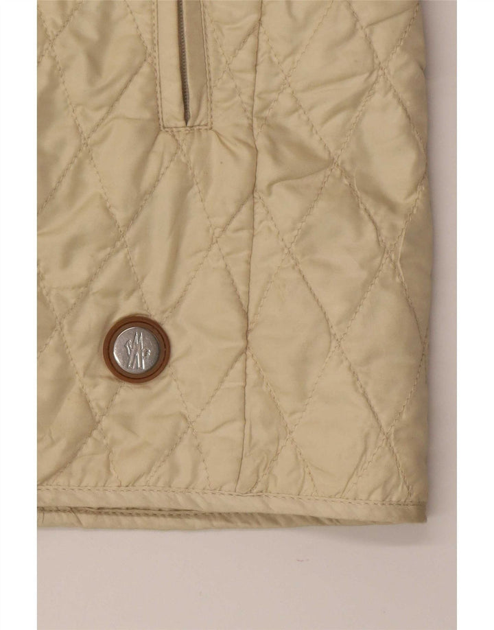 Moncler Veste matelassée femme taille 4 XL Beige