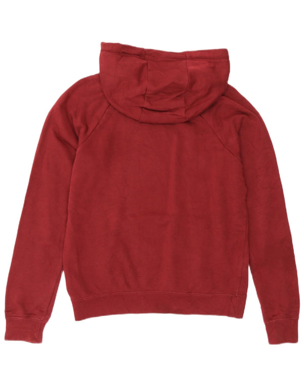 Nike Pull à capuche surdimensionné pour femme UK 6 XS en coton bordeaux
